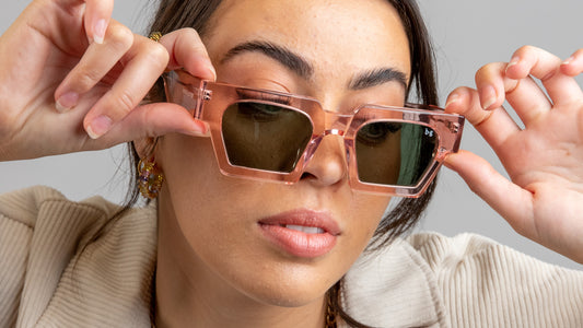 Biodegradable you say Parker Pink Sunglasses