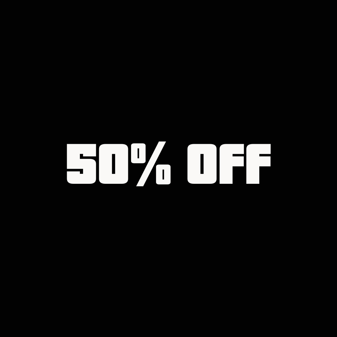 Black Friday 50% off