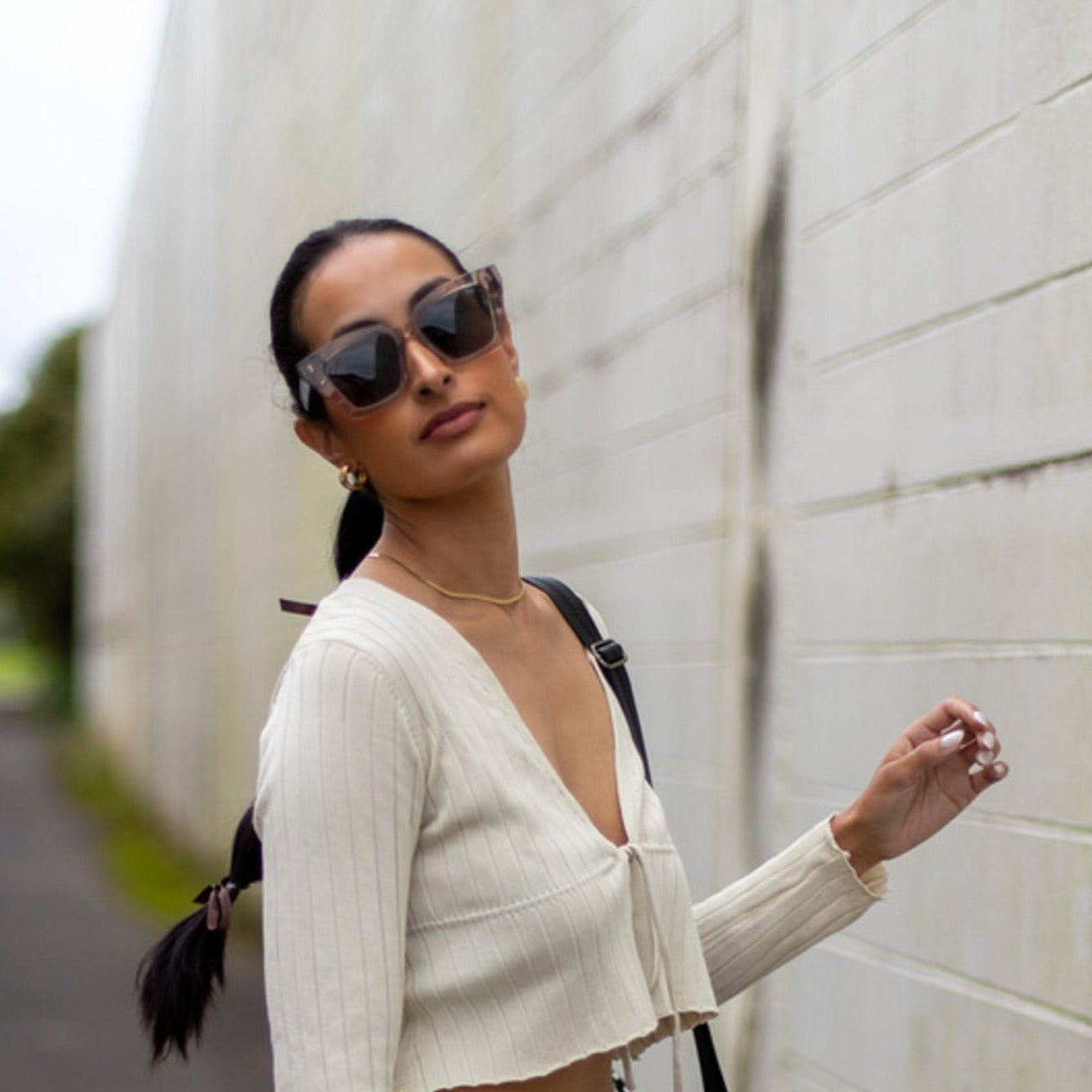 Piper purple sunglasses