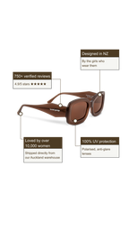 Miranda Mocha | Polarised Sunglasses