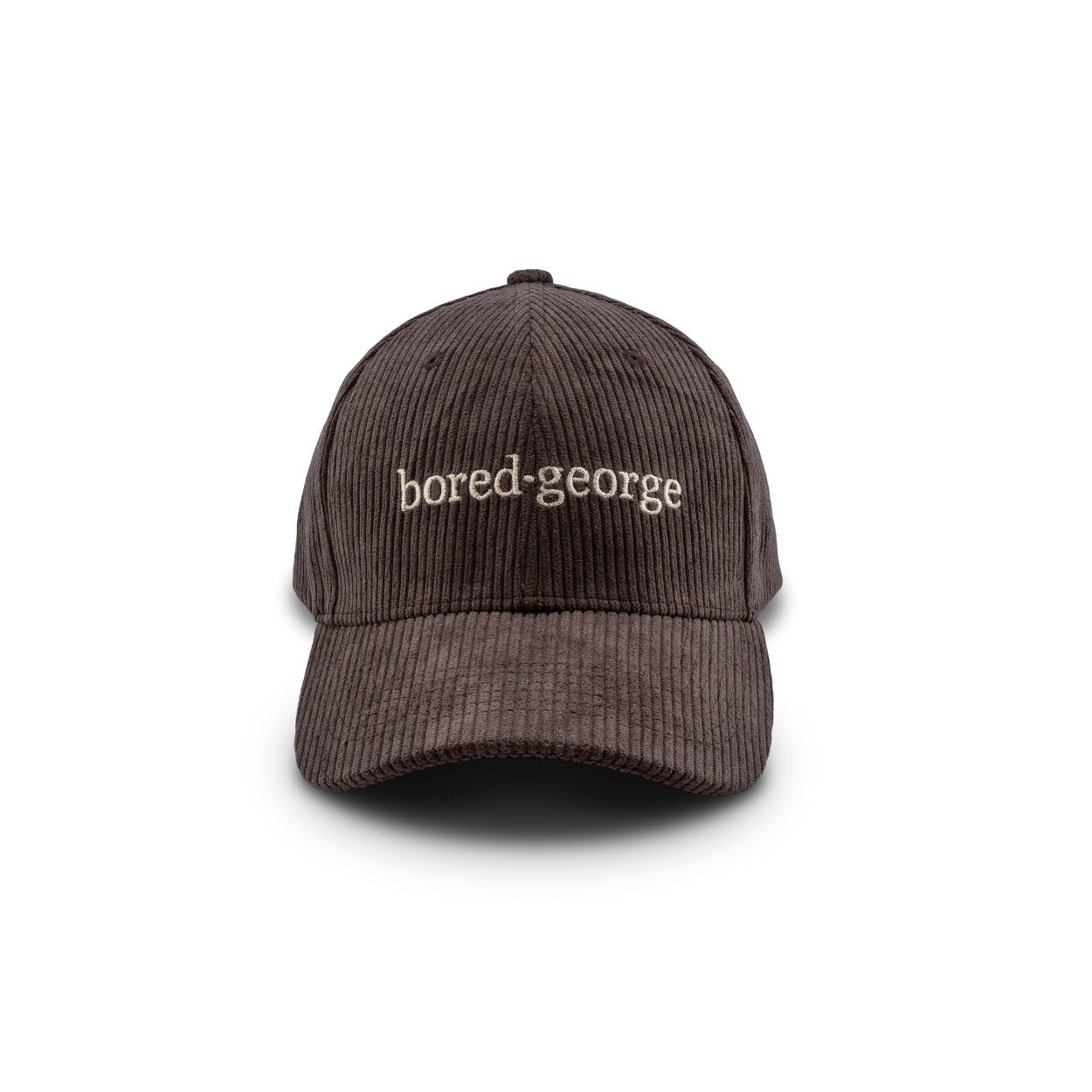 BGBROWNCORDCAPBOREDGEORGEFRONT