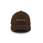 'Get This Girl A Gin' Cap Brown