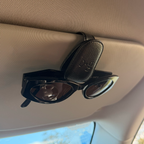 Car Visor Glasses Holder Black