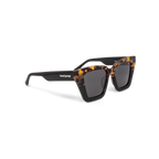 Piper Tort oversized cat-eye polarised sunglasses in tortoiseshell"