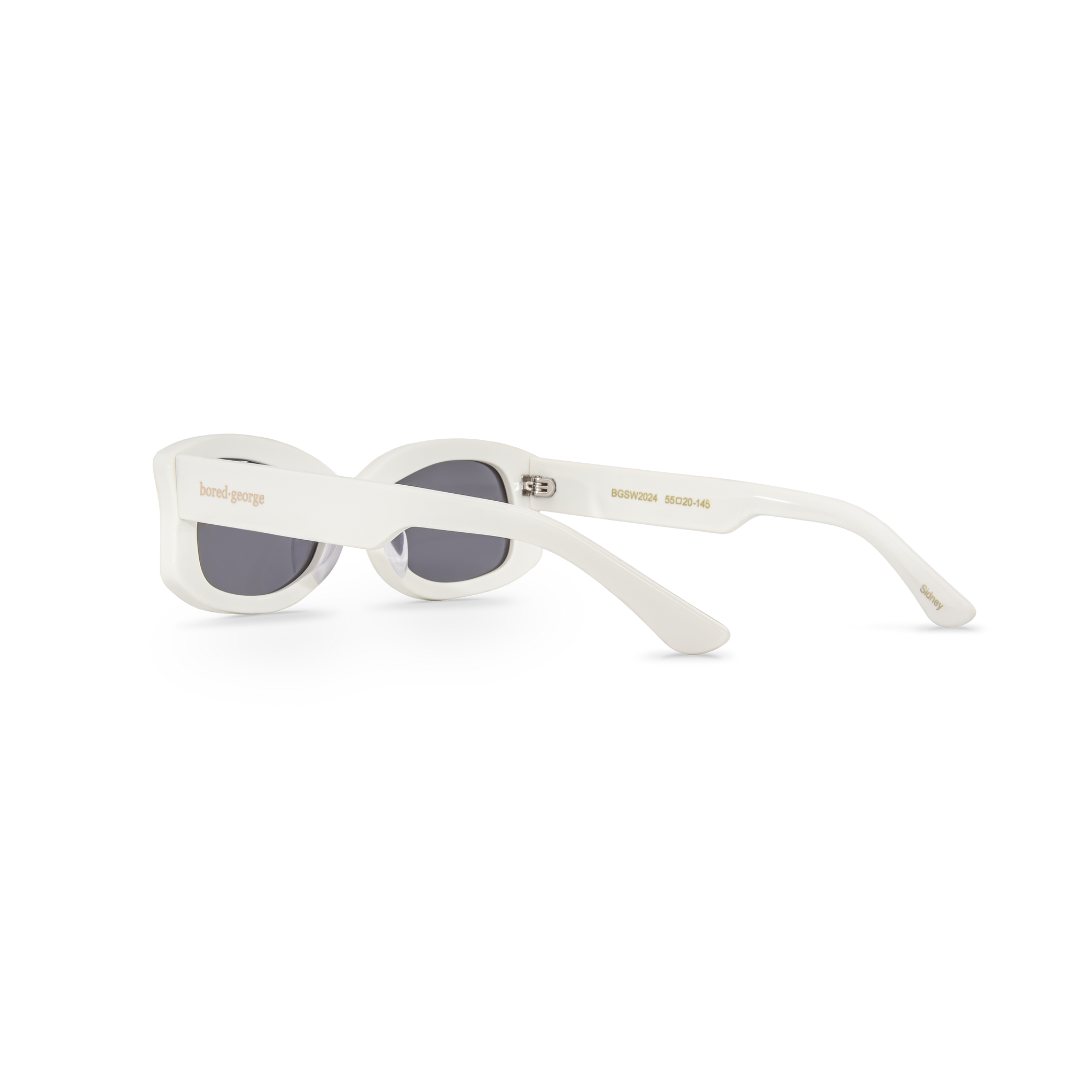 Sidney white bored george sunglasses