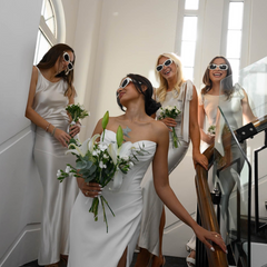 Sidney white bored george sunglasses wedding 